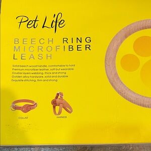 Pet Life Microfiber collar with Golden Hardware